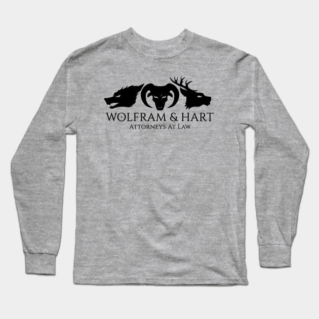 Wolfram & Hart Long Sleeve T-Shirt by wloem